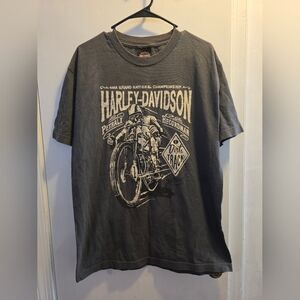 Harley-Davidson Charcoal Racing Graphic Tee